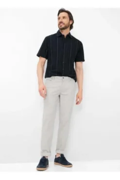 EUREX BY BRAX Five Pocket Hose Luke beige Regular Fit