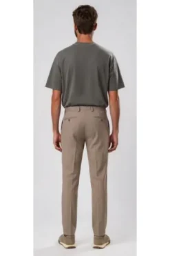 EUREX BY BRAX Flat Front Hose Jan hellbraun Regular Fit