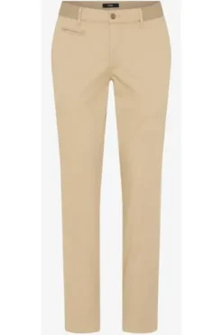 EUREX BY BRAX Flat Front Hose Torge beige Regular Fit
