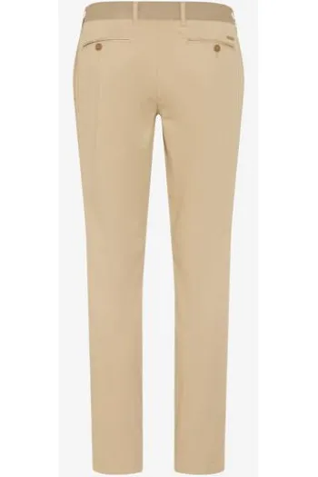 EUREX BY BRAX Flat Front Hose Torge beige Regular Fit