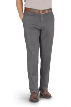 EUREX BY BRAX Flat Front Jeans Jim grau Pima Light Denim