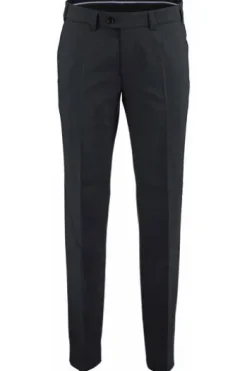 EUREX BY BRAX Schurwoll-Stretch-Hose Jan schwarz Dehnbund
