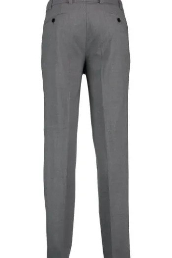 EUREX BY BRAX Tiefbund Schurwoll-Stretch-Hose grau