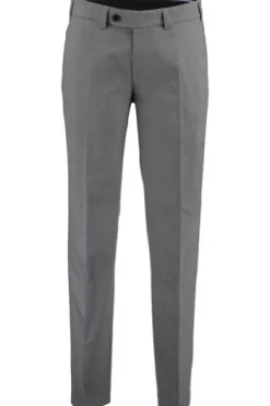 EUREX BY BRAX Tiefbund Schurwoll-Stretch-Hose grau