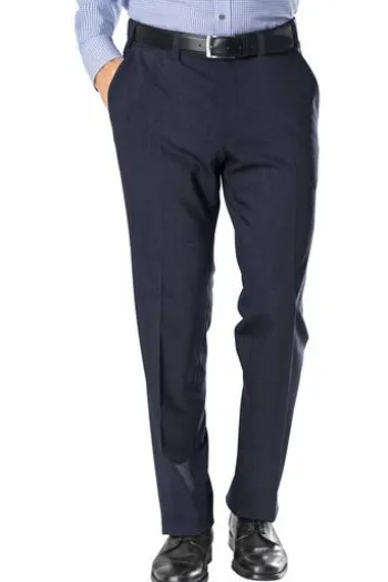 EUREX BY BRAX Tiefbund Schurwoll-Stretch-Hose Jan marine