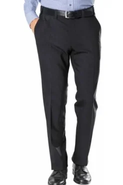 EUREX BY BRAX Tiefbund Schurwoll-Stretch-Hose Jan schwarz
