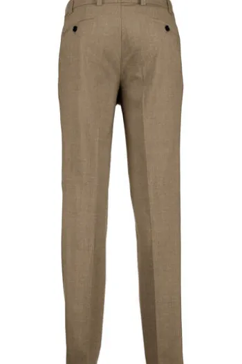 EUREX BY BRAX Tiefbund Schurwoll-Stretch-Hose Jan hellbraun