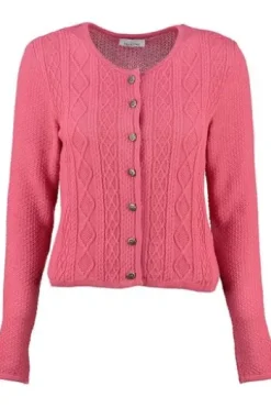 FELICITAS Strickjacke koralle in supersofter Qualität