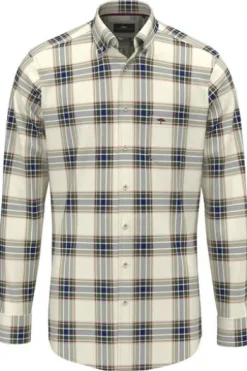 FYNCH HATTON Hemd dark leaf kariert Casual Fit