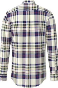FYNCH HATTON Hemd deep merlot kariert Casual Fit