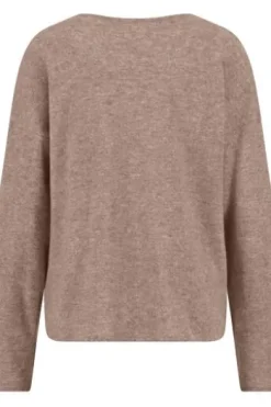 FYNCH HATTON Kaschmir-Pullover cappuccino Langarm