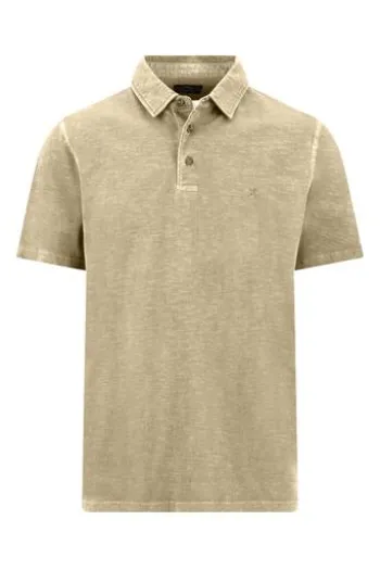 FYNCH HATTON Polo-Shirt dark khaki Casual Fit