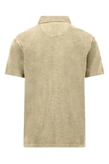 FYNCH HATTON Polo-Shirt dark khaki Casual Fit