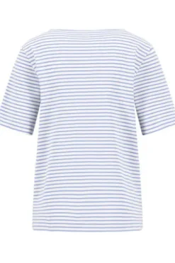 FYNCH HATTON Shirt cornflower blue gestreift