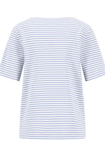FYNCH HATTON Shirt cornflower blue gestreift