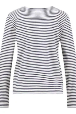 FYNCH HATTON Shirt galaxy blue gestreift Langarm