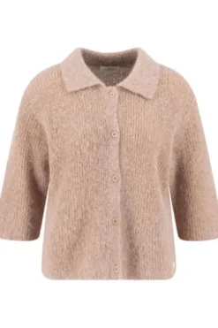FYNCH HATTON Strickjacke cappuccino 3/4-Arm