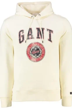 GANT Graphic Hoodie cream
