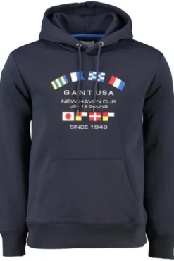 GANT Graphic Sweat Hoodie evening blue