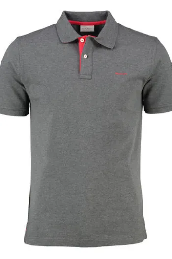 GANT Pique`Polo Shirt antracit Regular Fit