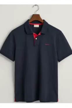 GANT Pique`Polo Shirt evening blue Regular Fit