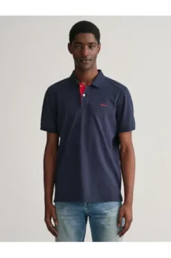 GANT Pique`Polo Shirt evening blue Regular Fit