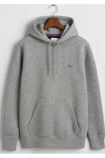 GANT Reg Shield Hoodie grey melange