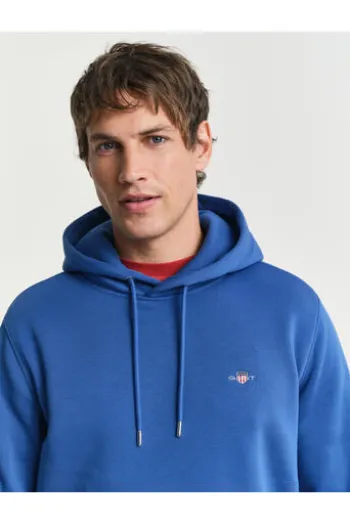 GANT Reg Shield Hoodie rich blue