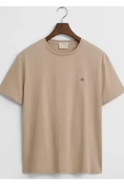 GANT REG Shield SS T-Shirt dry sand