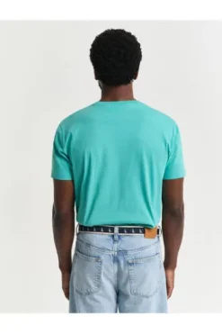 GANT REG Shield SS T-Shirt tropic blue