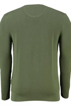 GANT Rundhals Pullover dry herb green Regular Fit