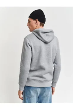 GANT Shield Hoodie grau