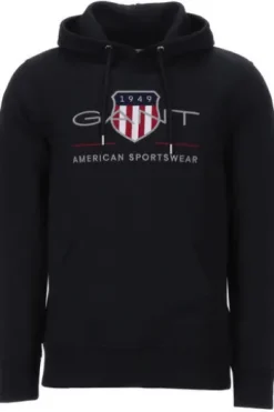 GANT Shield Hoodie schwarz