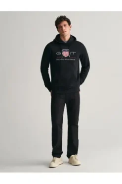 GANT Shield Hoodie schwarz