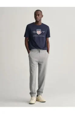 GANT Shield Sweathose grey melange