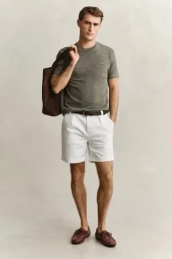 GANT Washed T-Shirt dry herb green Regular Fit