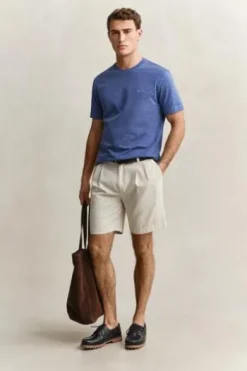 GANT Washed T-Shirt vintage blue Regular Fit