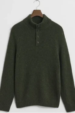 GANT Wollmix Troyer country green Regular Fit