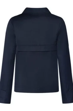 GIL BRET Jacke deep navy in Trench-Optik