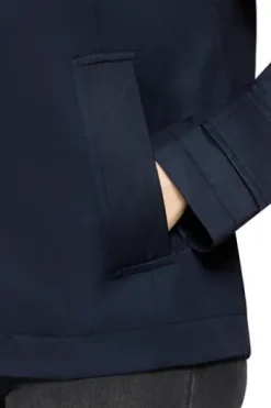 GIL BRET Jacke deep navy in Trench-Optik