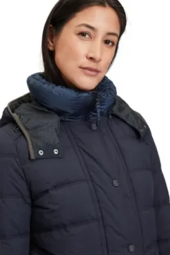 GIL BRET Steppjacke marine mit modischem Westeneinsatz