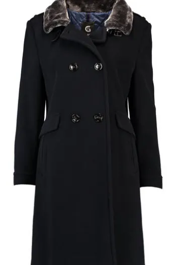 GIL BRET Wolljacke mit Webpezlz marine