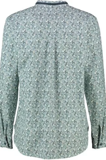 HAMMERSCHMID Bluse Gloria blau geblümt