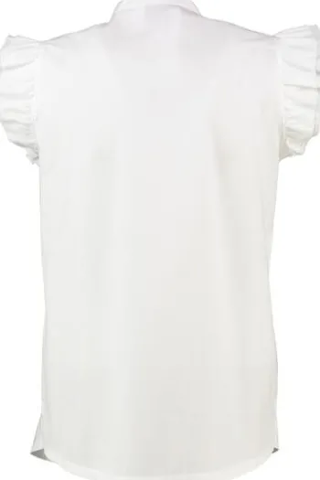 HAMMERSCHMID Bluse Stina weiß Kurzarm