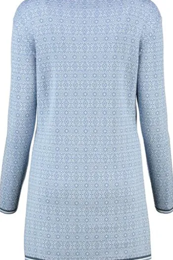 HAMMERSCHMID Jacquard-Strickjacke blau gemustert Kärnten