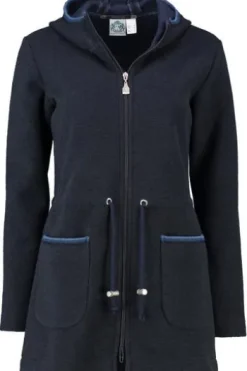 HAMMERSCHMID Long-Jacke Leogang marine in bequemer Stretch-Qualität