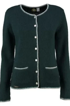 HAMMERSCHMID Strickjacke Tyrol petrol im Linksstrick