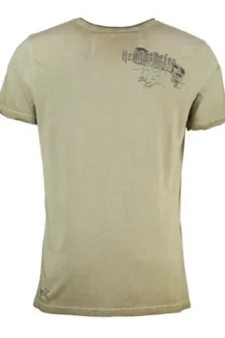 HANGOWEAR T-Shirt beige Kurzarm Darius