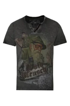 HANGOWEAR T-Shirt Burghard Grau