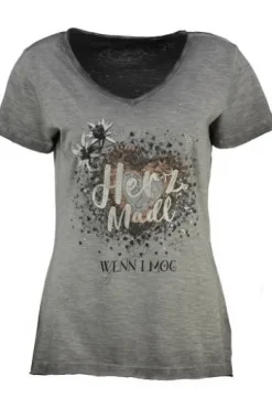 HANGOWEAR T-Shirt grau Dottie